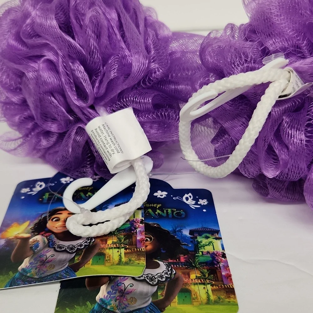 Disney Encanto Shower Curtain & Loofahs